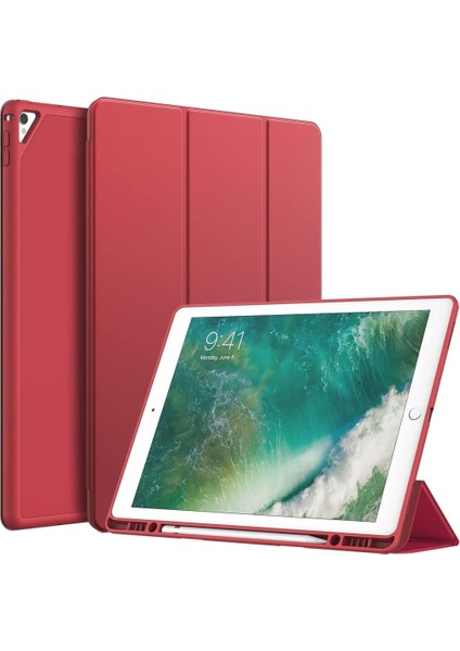 Apple iPad Air 3 10.5" Kılıf Kalem Bölmeli Smart Case A2152 A2123 A2153 A2154