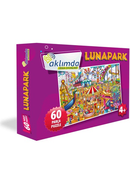 Aklımda Zeka Oyunları 60 Parça Puzzle Lunapark