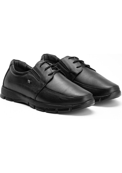 The Dortex COMF02 Erkek Bağcıklı Topuk Jelli Yumuşak Ortopedik Günlük Baba Ayakkabısı