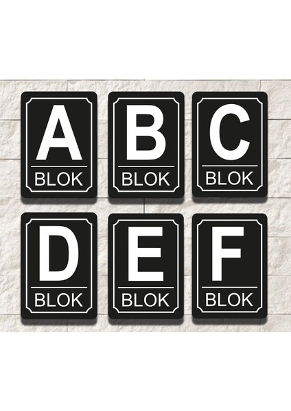 Apartman Site Bina Blok Yönlendirme Isim Tabelası Alüminyum Panel