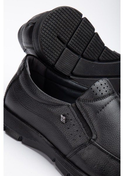 COMF01 Erkek Deri Topuk Jelli Yumuşak Ortopedik Günlük Baba Ayakkabısı modelleri