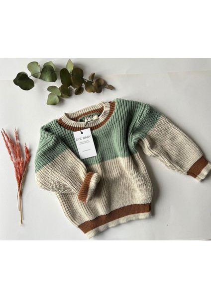 Eyc Baby Oversize Bebek/ Çocuk Triko Kazak Unısex