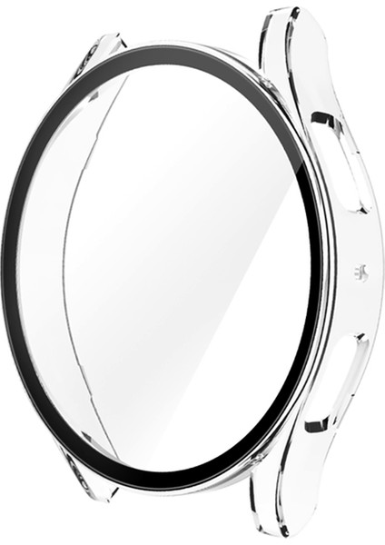 Samsung Galaxy Watch 6 Seri 44MM ile Uyumlu Ekran Koruyucu Cam ve Kasa Koruyucu Sert Pc modelleri