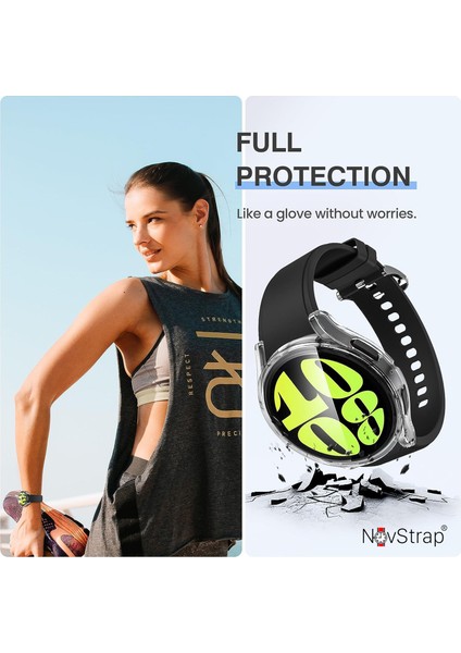 Samsung Galaxy Watch 6 Seri 44MM ile Uyumlu Ekran Koruyucu Cam ve Kasa Koruyucu Sert Pc fırsatları