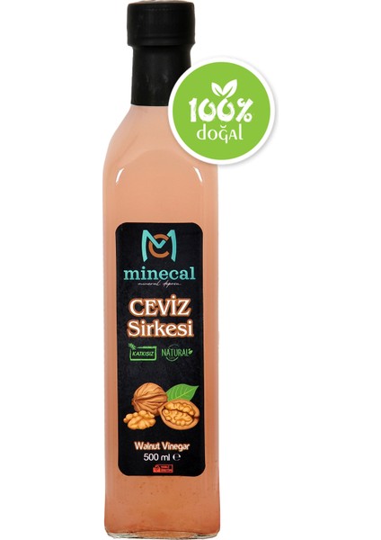 %100 Ev Yapımı Katkısız Ceviz Sirkesi 500ML