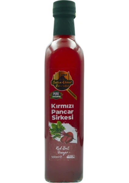 Tarihi Sultanahmet Baharatçısı Kırmızı Pancar Sirkesi 500ML (Özel Üretim)