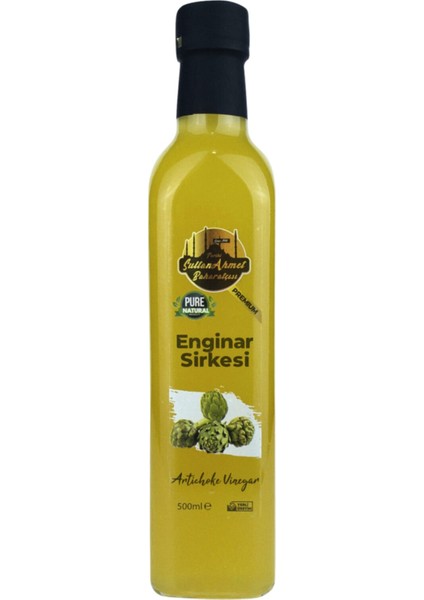 Tarihi Sultanahmet Baharatçısı Enginar Sirkesi 500ML (Özel Üretim)