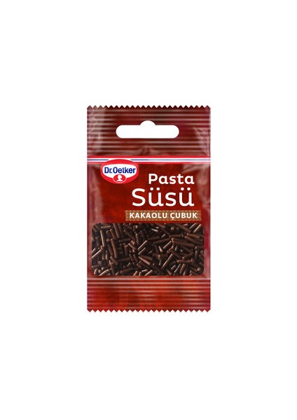 Dr. Oetker Dr.oetker Makarna Süsü Kakaolu Çubuk 10 gr  (  5  Adet  )