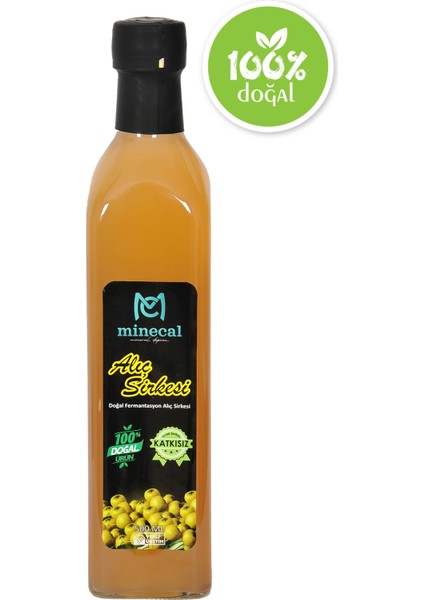 %100 Ev Yapımı Katkısız Alıç Sirkesi 500ML