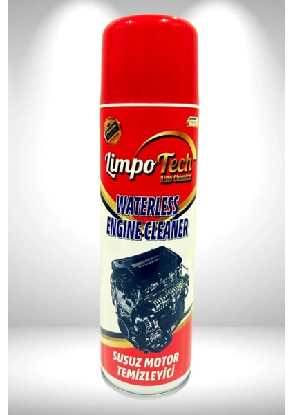 Limpo Tech Araç Içi Köpük Temizleme Spreyi 500 Ml, Susuz Motor Temizleme Spreyi 500 ml 2'li Set