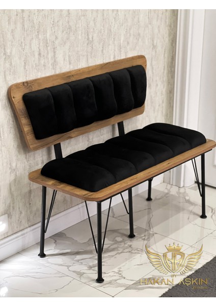 Metal Ayaklı Metal Alt Kasalı New Atlantik Wood 2023 Sırtlı Bench Bank fırsatları