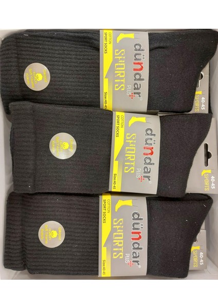 Plus 7101 Erkek Tenis Çorap 12 Adet