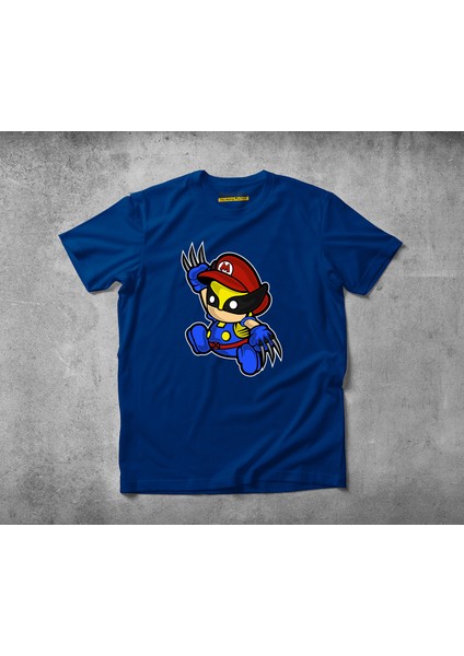 Mario Wolverine Pamuklu Penye T-Shirt