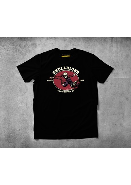 Skullrider Pamuklu Penye T-Shirt