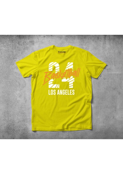 Losangles Basketball Pamuklu Penye T-Shirt