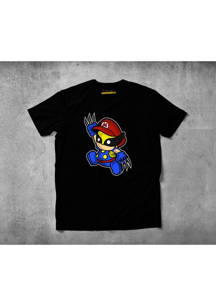Mario Wolverine Pamuklu Penye T-Shirt