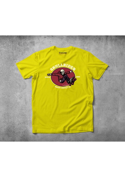 Skullrider Pamuklu Penye T-Shirt
