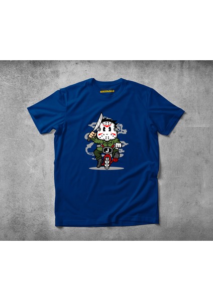 Jason Mini Bike Pamuklu Penye T-Shirt