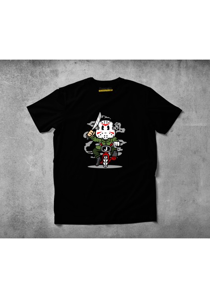Jason Mini Bike Pamuklu Penye T-Shirt