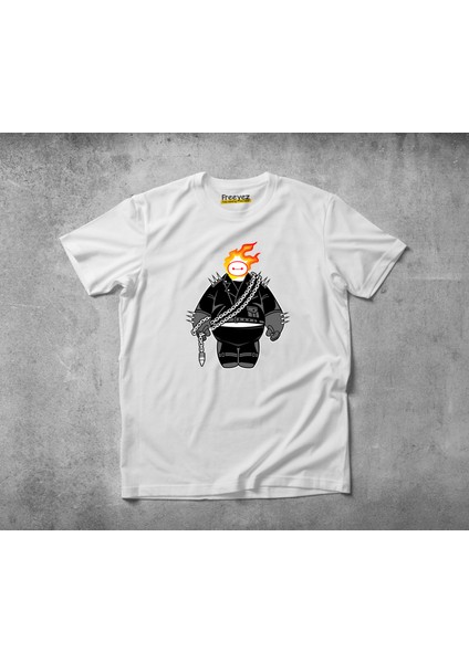 Big Ghost Pamuklu Penye T-Shirt
