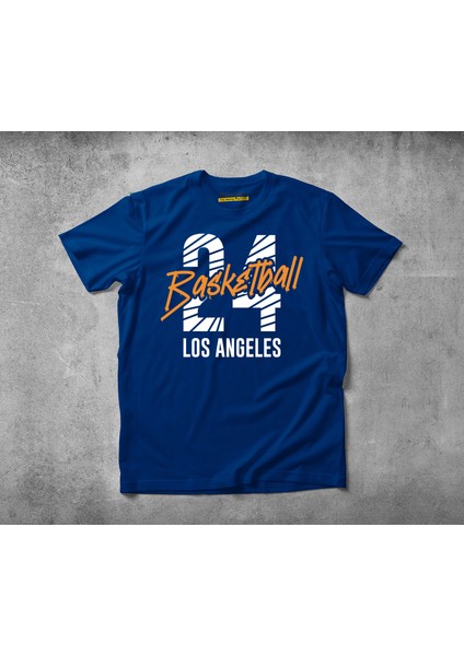 Losangles Basketball Pamuklu Penye T-Shirt
