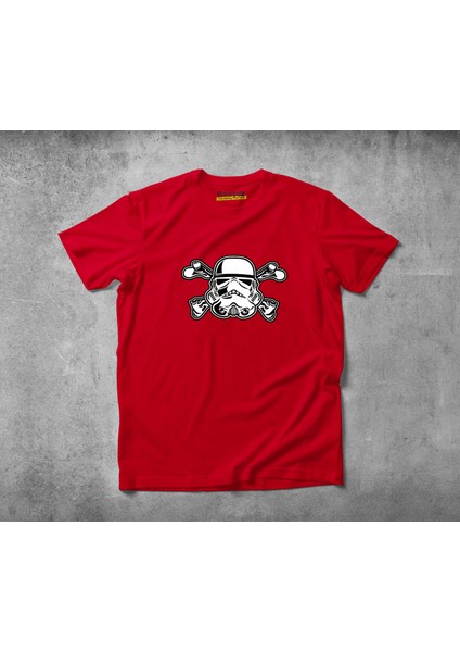 Storm Trooper Cross Bones Pamuklu Penye T-Shirt
