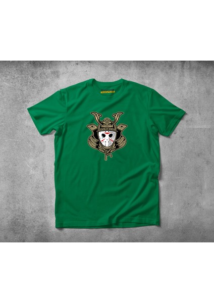 Samurai Jason Pamuklu Penye T-Shirt