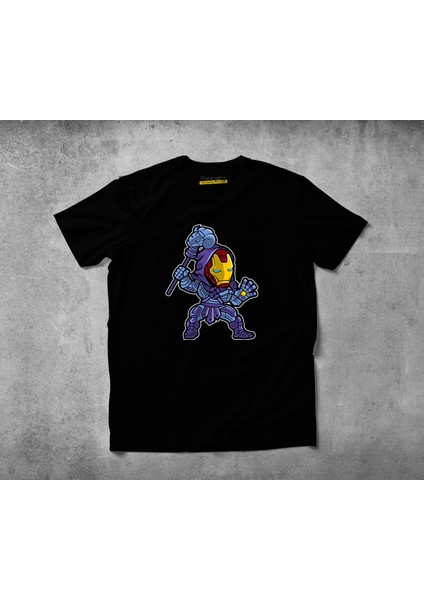 Iron Skeletor Pamuklu Penye T-Shirt