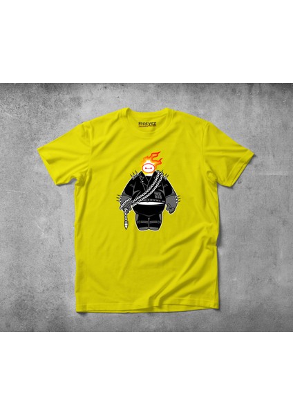 Big Ghost Pamuklu Penye T-Shirt