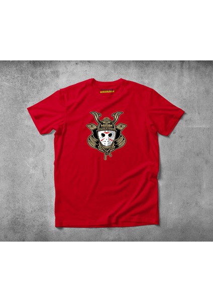 Samurai Jason Pamuklu Penye T-Shirt