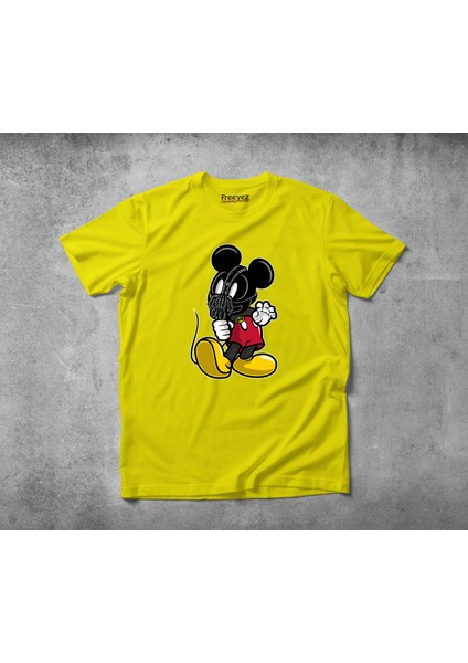 Mickey Bane Pamuklu Penye T-Shirt