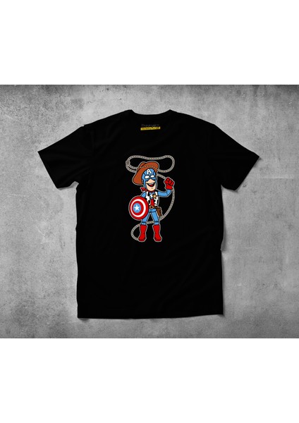 Captain Woody Pamuklu Penye T-Shirt