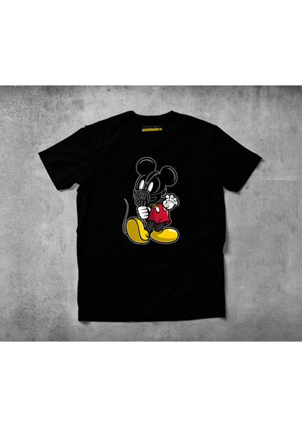 Mickey Bane Pamuklu Penye T-Shirt