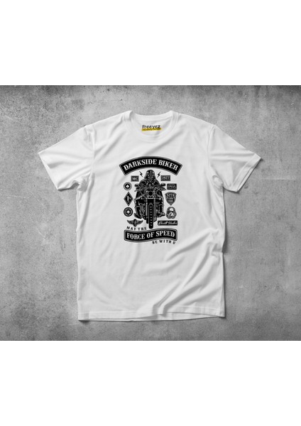 Darkside Pamuklu Penye T-Shirt