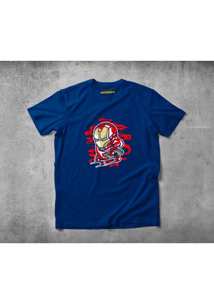 Iron Skate Pamuklu Penye T-Shirt