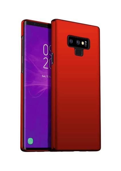 Samsung Galaxy Note 9 Kırmızı Silikon Rubber Kılıf Arka Kapak Kırmızı