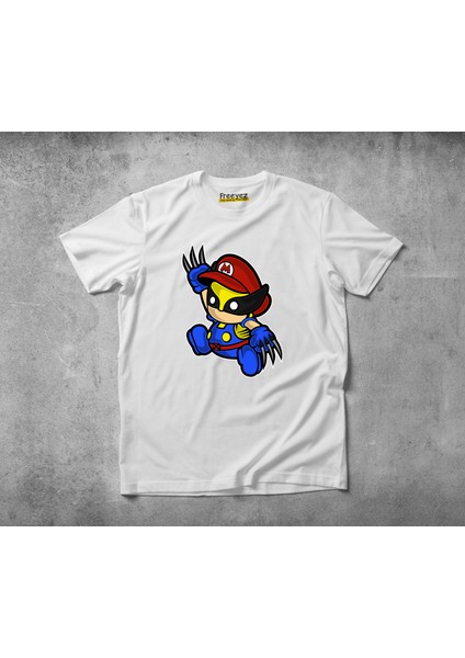 Mario Wolverine Pamuklu Penye T-Shirt
