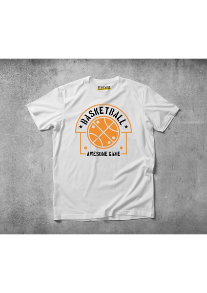 Awesome Basketball Pamuklu Penye T-Shirt
