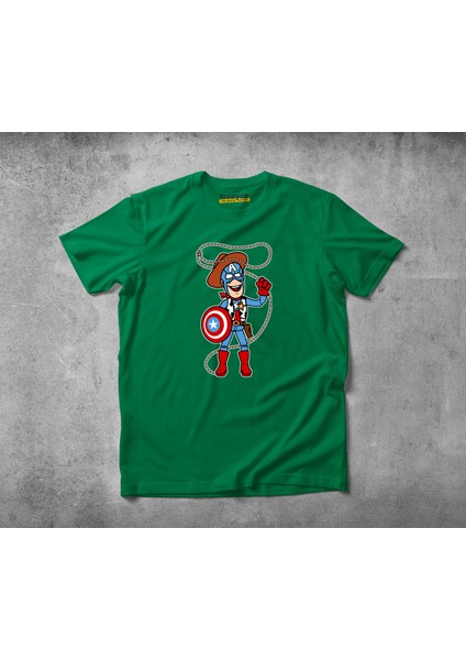 Captain Woody Pamuklu Penye T-Shirt