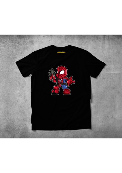 Spider Merc Pamuklu Penye T-Shirt