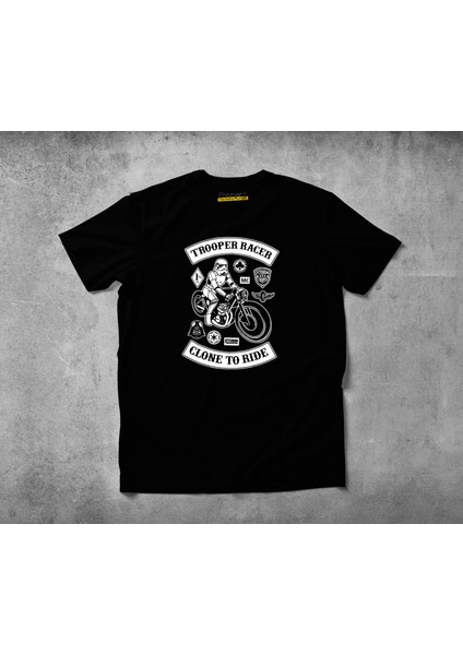 Storm Trooper Cafe Racer Pamuklu Penye T-Shirt