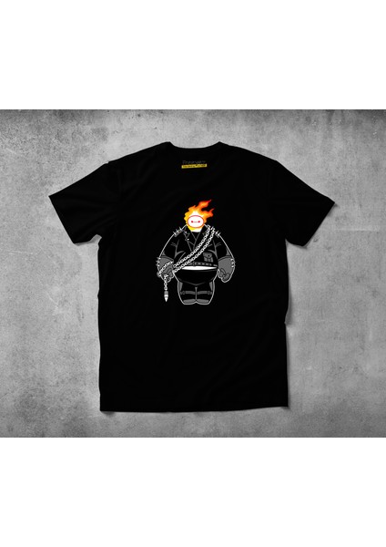 Big Ghost Pamuklu Penye T-Shirt