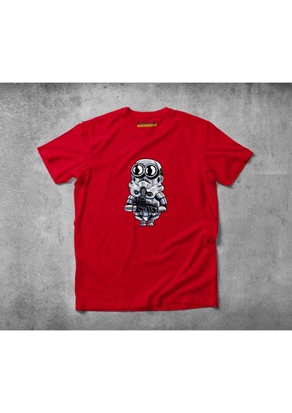 Minion Trooper Pamuklu Penye T-Shirt
