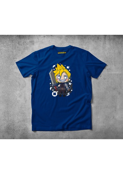 Cloud Final Fantasy Pamuklu Penye T-Shirt