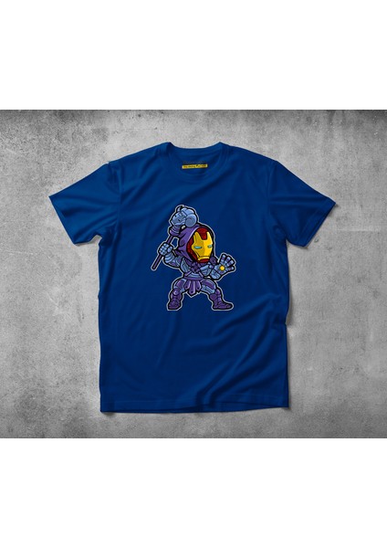 Iron Skeletor Pamuklu Penye T-Shirt