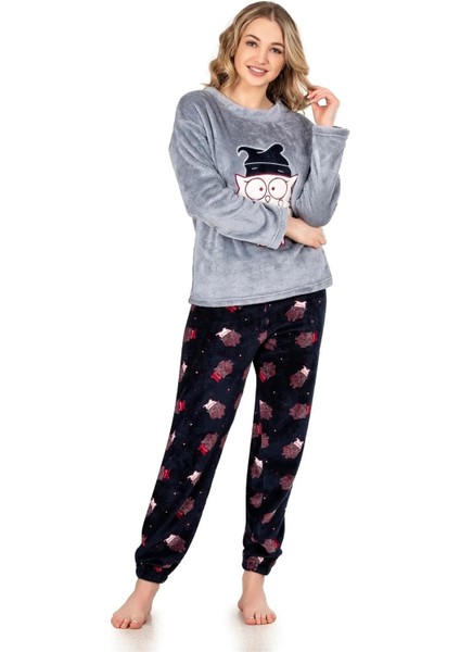 Kadın Welsoft Kışlık Pijama Takımı 3917 - 1 Adet