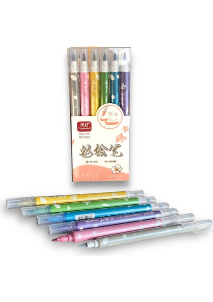 TD23 Brush Pen 6 Renk