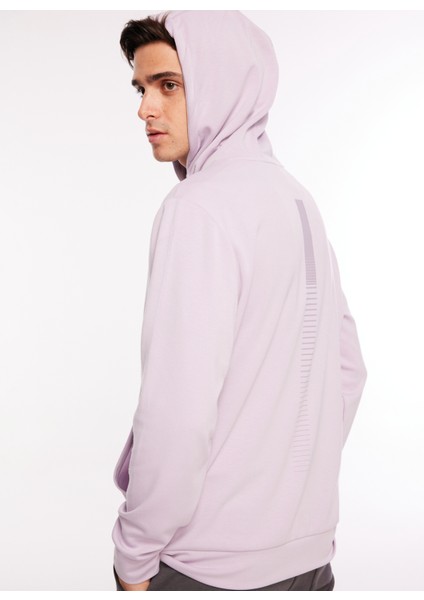 Kapüşon Yaka Düz Lila Erkek Sweatshırt F3WM-SWT127 indirimleri
