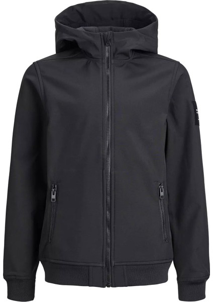 Siyah Erkek Ceket Jjebasıc Softshell Hood Noos Jnr
