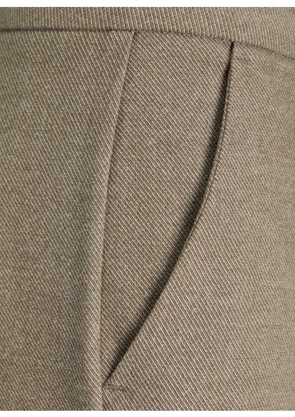 Normal Bel Rahat Deve Tüyü Kadın Pantolon Jxpıp Rlx Straıght Melange Hw Pant indirimleri